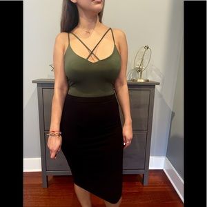 X cross bodysuit 💚